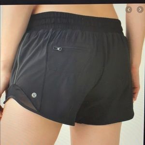 Lululemon Black Hottie Hot Shorts